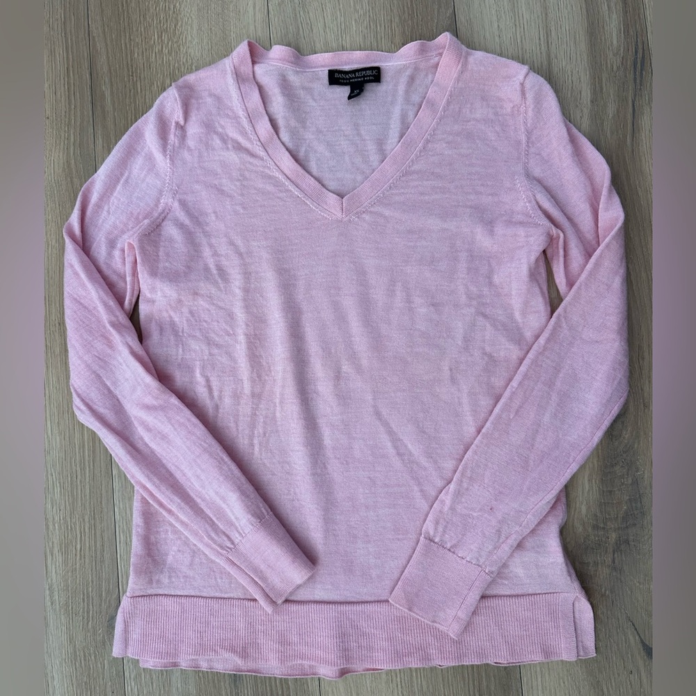 💗 Banana Republic 100% Merino Wool Sweater – XS 💗
